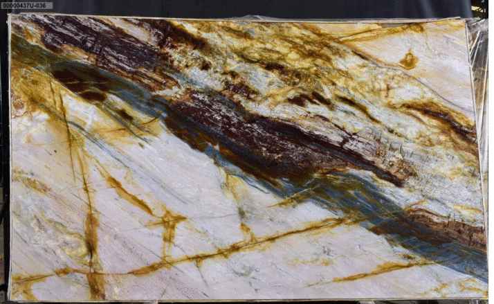NEW LOUISE BLUE QUARTZITE POLISHED